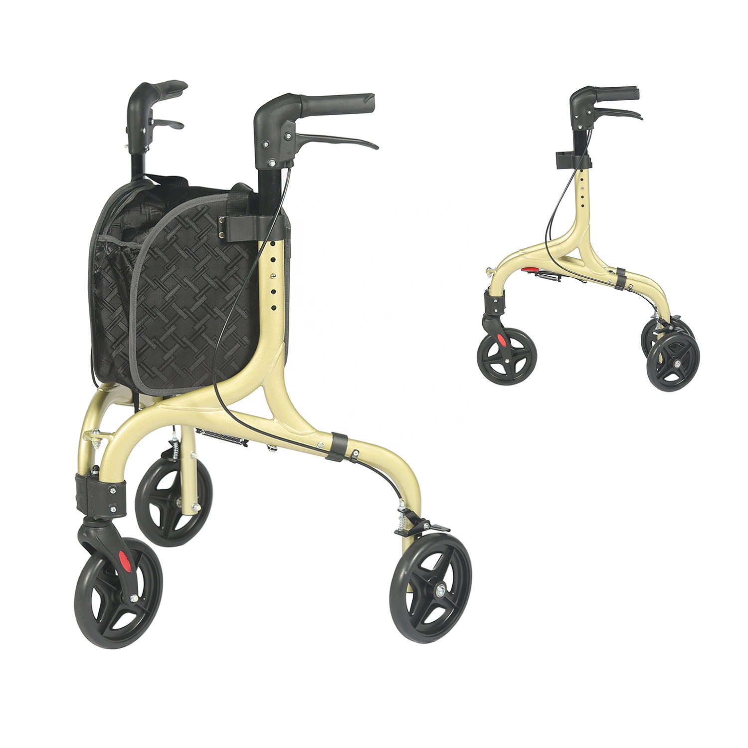 Medizinische 3 Räder Aluminium Petite Rollator