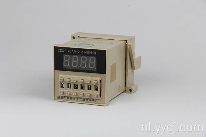 JSS20-48-2 Digitale tijdregeling Digitale display Time Relay met dubbele tijdbesturing