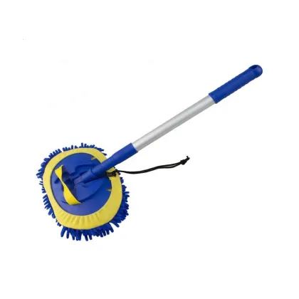 Extendable Chenille Car Wash Brush Rotating Duster Cleaning Mop