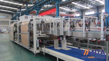 High Speed Carton Packaging Machine , Hot Melt Glue Case Packer Nordson Glue Machine 80 Cpm