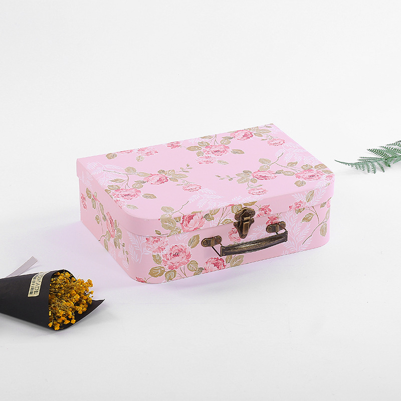 small cardboard paper suitcase paper products