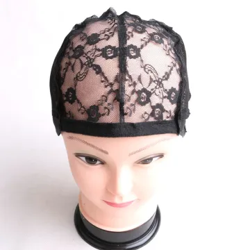 XUCHANG HARMONY NO Lace Black Mesh Glueless Wig Cap with Adjustable Straps Elastic Bands It Is Used for Making Lace Front Wigs