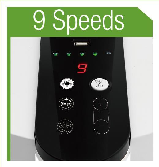 Rechargeable Standing Fan Oscillating Floor Fans for Home