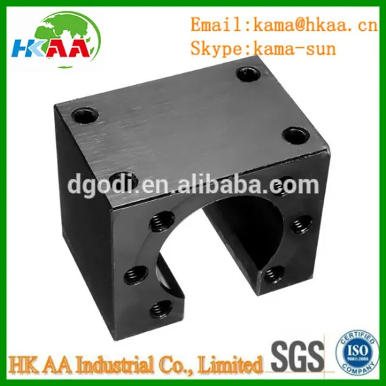 CNC machined steel ball nut housing bracket mount
