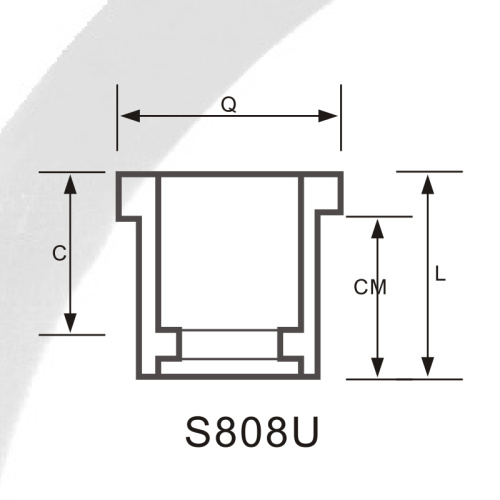 ASTM SCH80 UPVC Reductor Bush Color gris oscuro