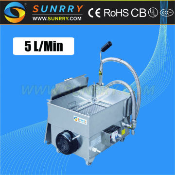 2015 best prices high capacity 5L/min 550w oil filter machine
