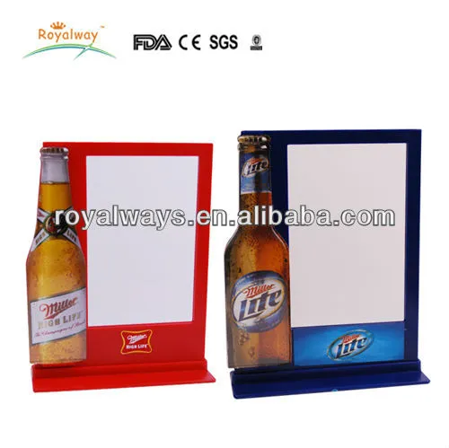 classic plastic menu holder with base