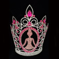 Kraliçe Prenses Tiara Pageant Rhinestone Taç