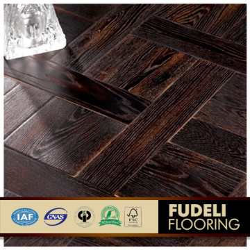 Top class SCS Certified Unique design parquet wood flooring tiles
