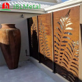 Rust Color Corten Steel Garden Screen Panel