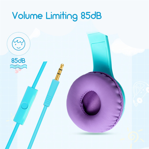 Stereo ses kablolu kulaklık 3.5 mm kulaklık kulaklığı