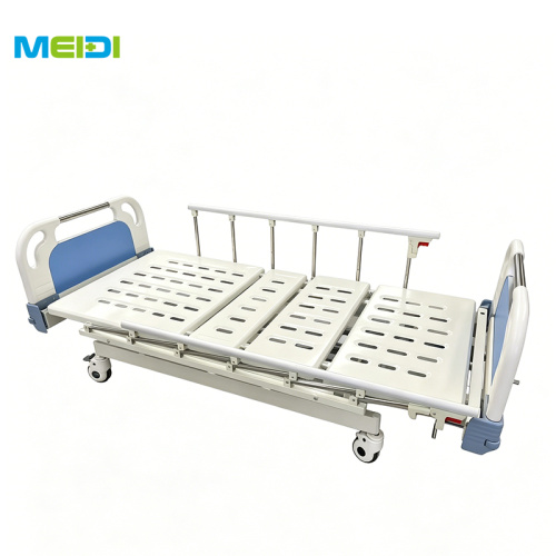 3 cranks height adjustment medical bed