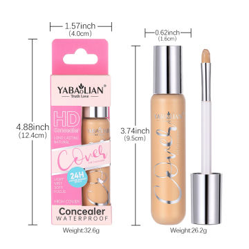 Vegan Waterproof Concealer with Matte Finish and Brightening Powder