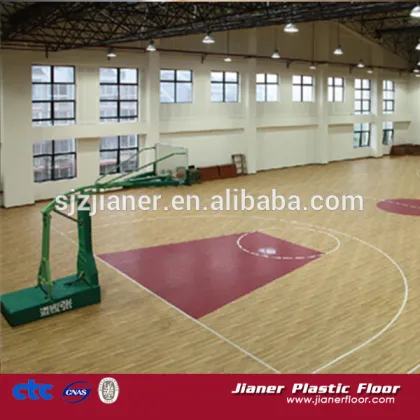 plastic basketball floor