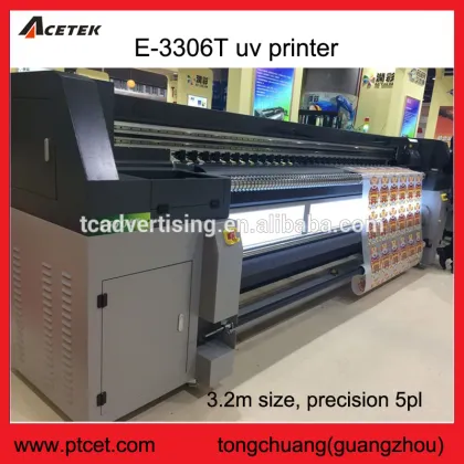 3.2m roll to roll toshiba Ce4 UV digtal printer for PVC ceiling film