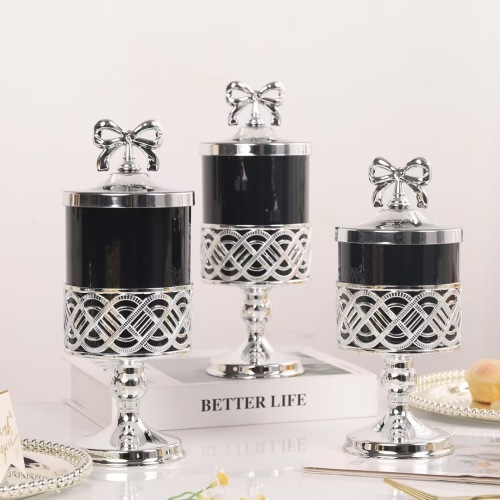 Vintage Elegant Multi-purpose Plastic Jars with Lids