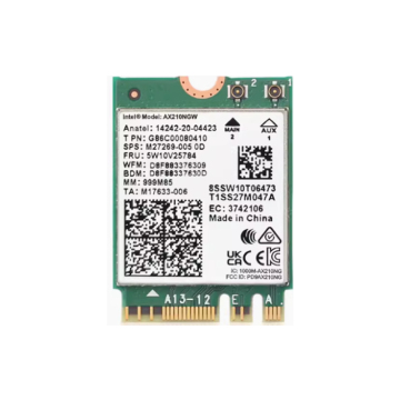 AX210NGW Single Card Gigabit 5G/6G WiFi6E Bluetooth 5.3 for WIN10/11