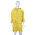 Veste longue imperméable de travail en nylon/PVC