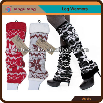 Winter acrylic leg warmers, fashion leg warmers for women