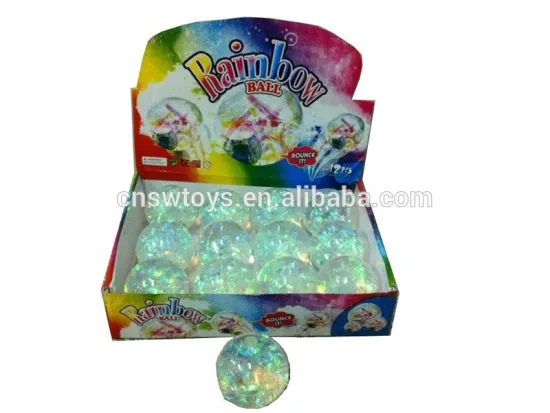 65 mm Ribbons filling Crystal Ball with Flashing light QT4704412