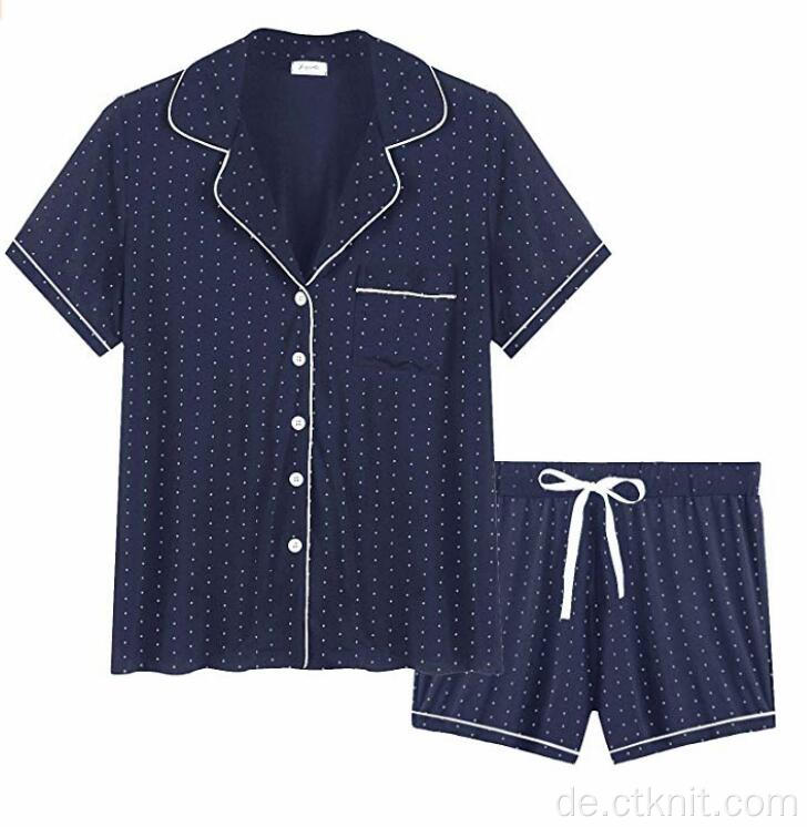 Fleece Plaid Frauen Pyjama-Sets
