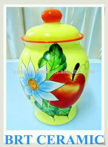 ceramic storage pot