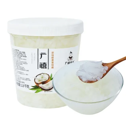 1.8kg Original Nata de Coco Jelly in Syrup for Bubble Tea: Sweetening Your Beverage Experience
