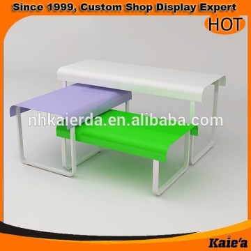 New arrival wooden clothes shop counter table design