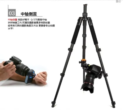 Aluminum camera tripod panoramic portable camera tripod stand