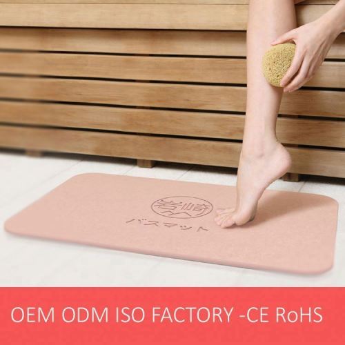 LOGO Healcier Nice Dedicated No-Suction Diatomite Foot-Mat
