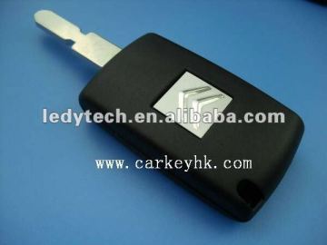 Hot sale Citroen 2 button folding flip key case 406 blade citroen flip key cover