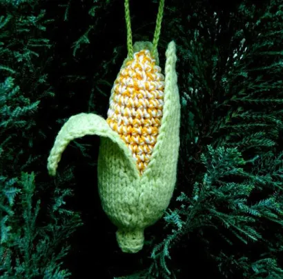 Easter gifts for friend Crochet Corn Easter decor Natural Organic gift Kids room decor Baby Gym Toys Easter Basket Stuffers for