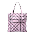 Customized reusable pvc tote shopping bag with bottom and zipper handbags foldable bag for women