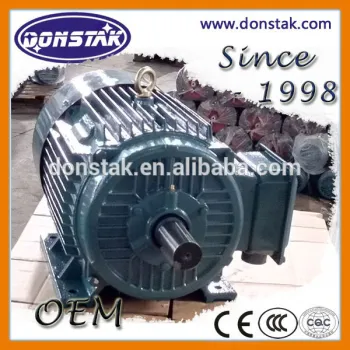 IE3 7.5KW 10HP 6 pole 380V 50Hz B3 cast iron three phase ac squirrel cage electric motor YE3-160M-6