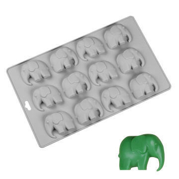 INTODIY Elephant-Shaped Silicone Molds for Fudge, Chocolate, Cookies, and Cakes