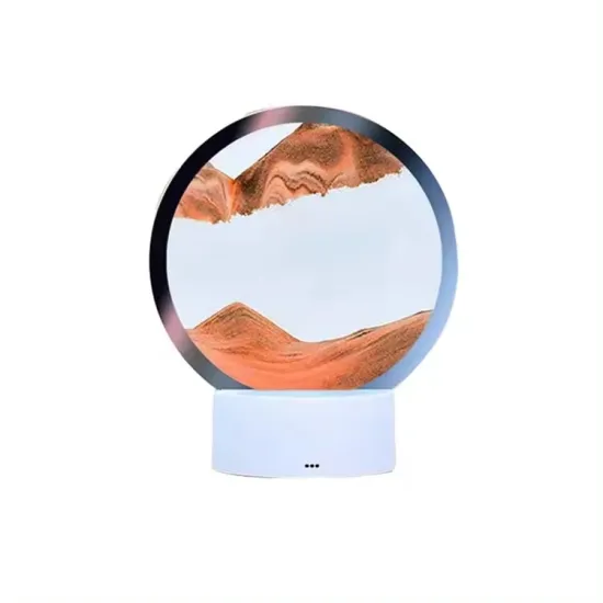 Colorful Bedroom Decoration: Quicksand 3D Landscape Flowing Sand Picture - Moving Sand Art Table Light Night Lamp