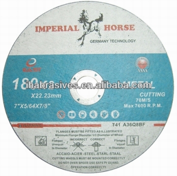 T41,metal cutting disc,180X2X22.23MM,70m/s