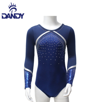 Custom long sleeve gymnastics leotards