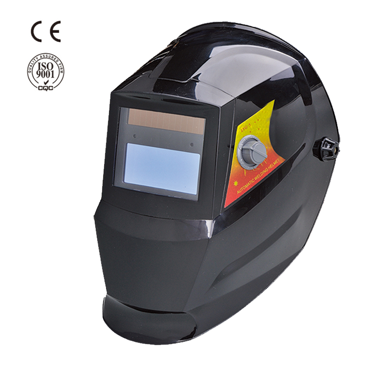 Solar automatic darkening welding helmet