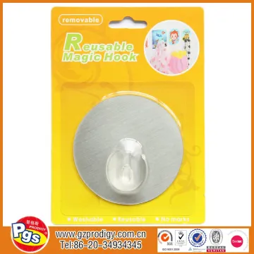 Hot selling items Houseware plastic hook no mark magic hook