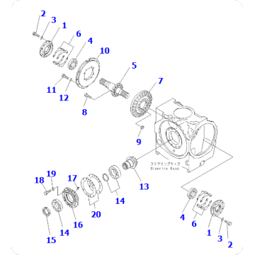 Bearing for D155 Bulldozer17A-09-11171