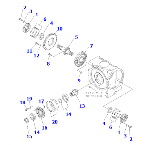 Bearing for D155 Bulldozer17A-09-11171