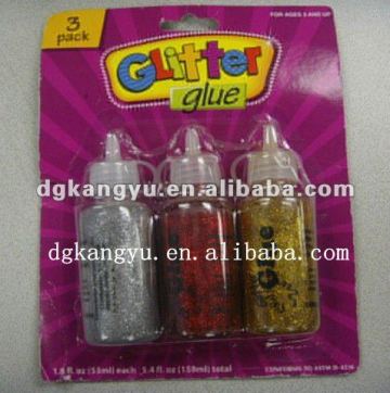 Promotional colored glitter glue on sale