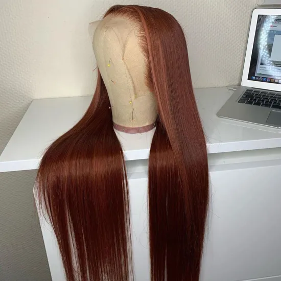 Mrs Hair Dropshipping Wholesale Real Bone Straight Curly Ginger Custom Perruque Hd Human Hair Raw Hair Lace Front Wigs
