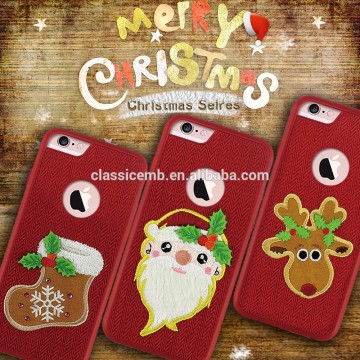 Nimmy Christmas embroidery TPU phone case for iphone6 /6s