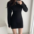 Women's Long Sleeve solid color Dress