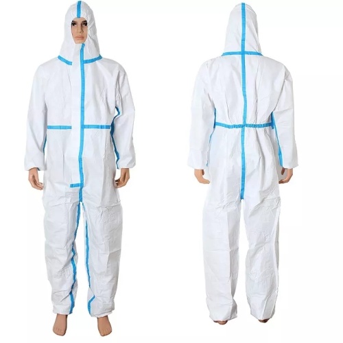 medical protective suit without shoes cover Disposable Medical Protective Clothing Manufactory