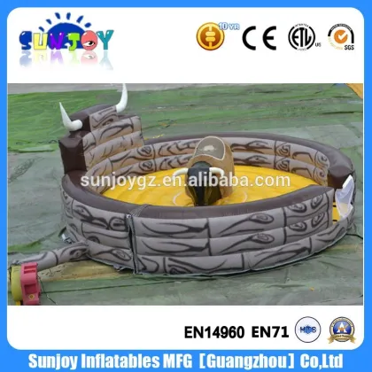 Inflatable Mechanical Bull / Inflatable Bull Pool Ride-on / Inflatable Bull Riding for Sale