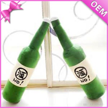 stuffed toy beer,plush wine bottle,plush toy beer