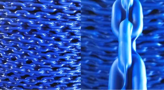 plastic-wrapped elevator compensation chain